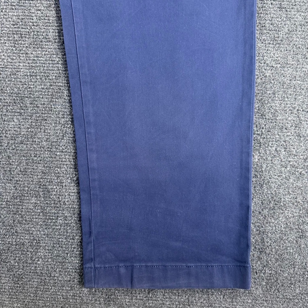 Tommy Bahama Chino Pants Mens 42x30 Navy Blue Boracay Cotton Blend Casual Golf - Picture 5 of 16